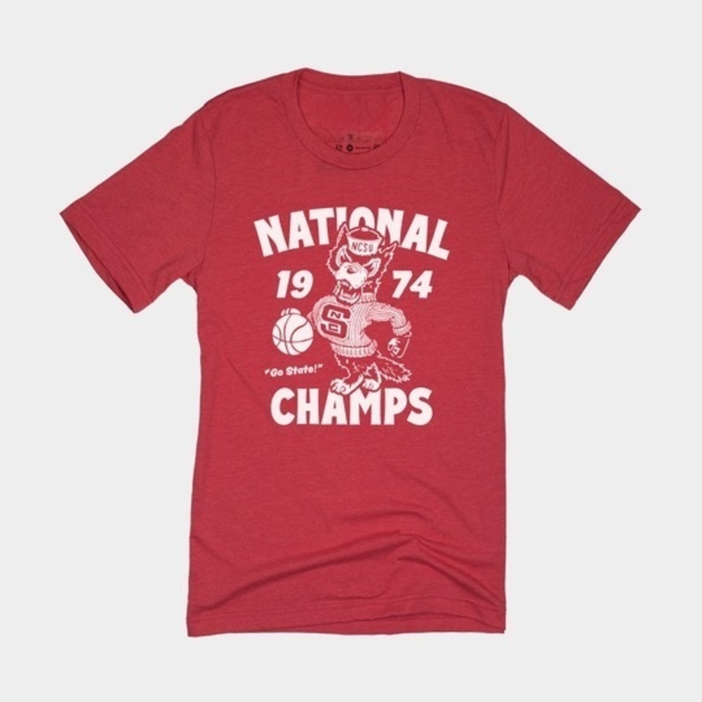 NC State 1974 National Champs Tee